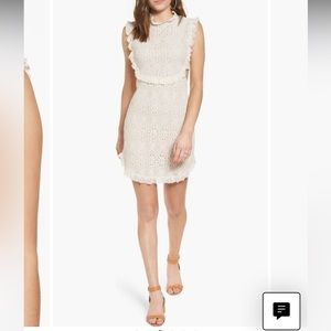BP Cream Lace Sleeveless Dress